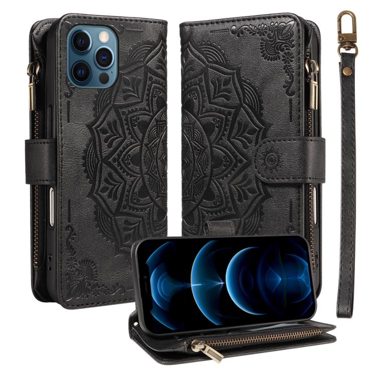 Custodia portafoglio in ecopelle con RFID per iPhone 14 Pro Max
