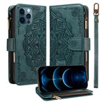 Custodia portafoglio in ecopelle con RFID per iPhone 14 Pro Max