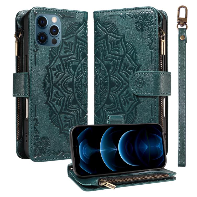Custodia portafoglio in ecopelle con RFID per iPhone 14 Pro Max