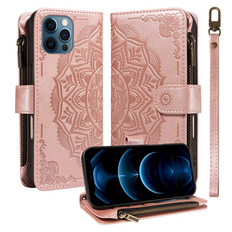 Custodia portafoglio in ecopelle con RFID per iPhone 14 Pro Max