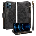 Custodia portafoglio in ecopelle con RFID per iPhone 14 Pro Max