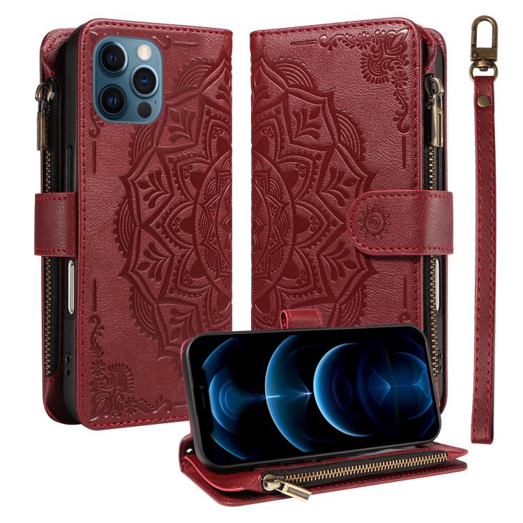 Custodia portafoglio in ecopelle con RFID per iPhone 14 Pro Max