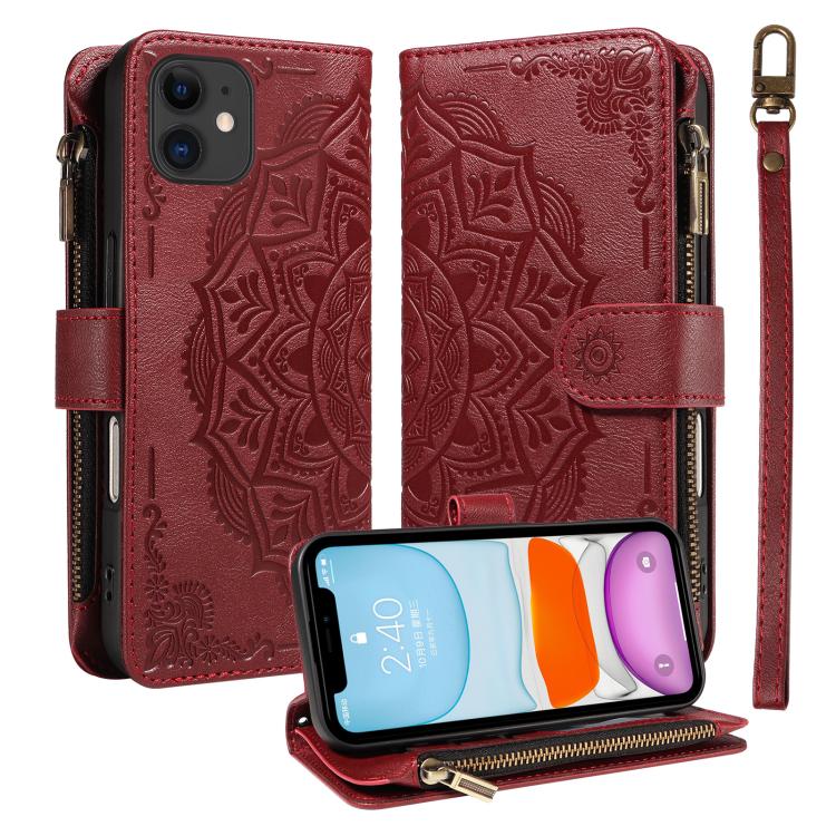 Custodia portafoglio in ecopelle con protezione RFID per iPhone