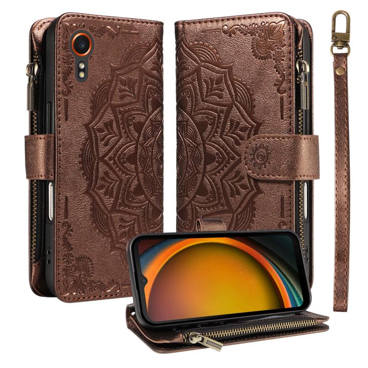 Custodia in ecopelle vegana con protezione RFID per Samsung Galaxy XCover7 5G