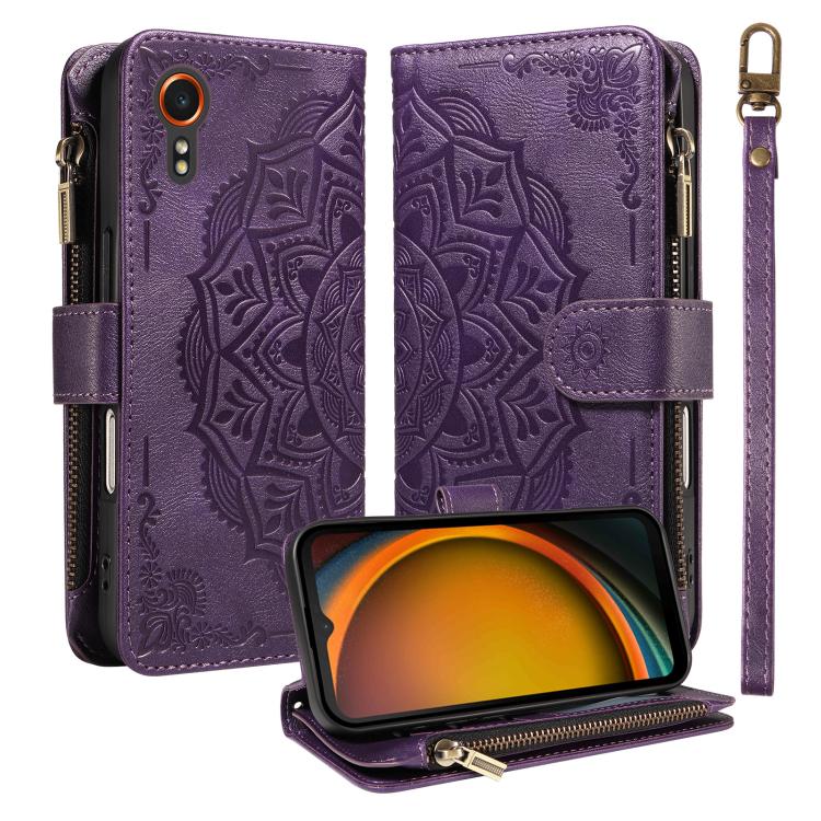Custodia in ecopelle vegana con protezione RFID per Samsung Galaxy XCover7 5G