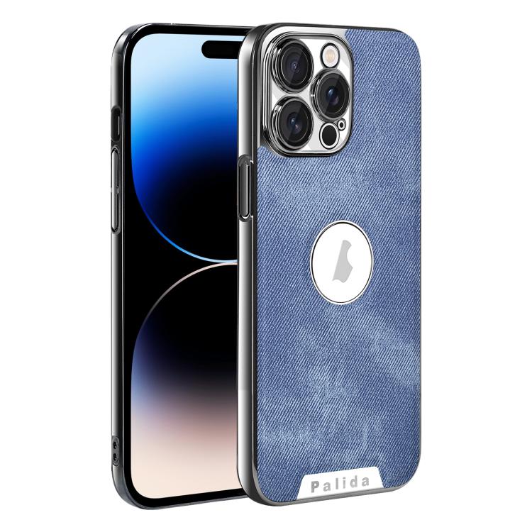 Custodia effetto denim per iPhone 14 Pro Max