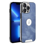 Custodia effetto denim per iPhone 14 Pro Max