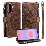 Custodia in ecopelle vegana con cerniera e protezione RFID per Samsung Galaxy