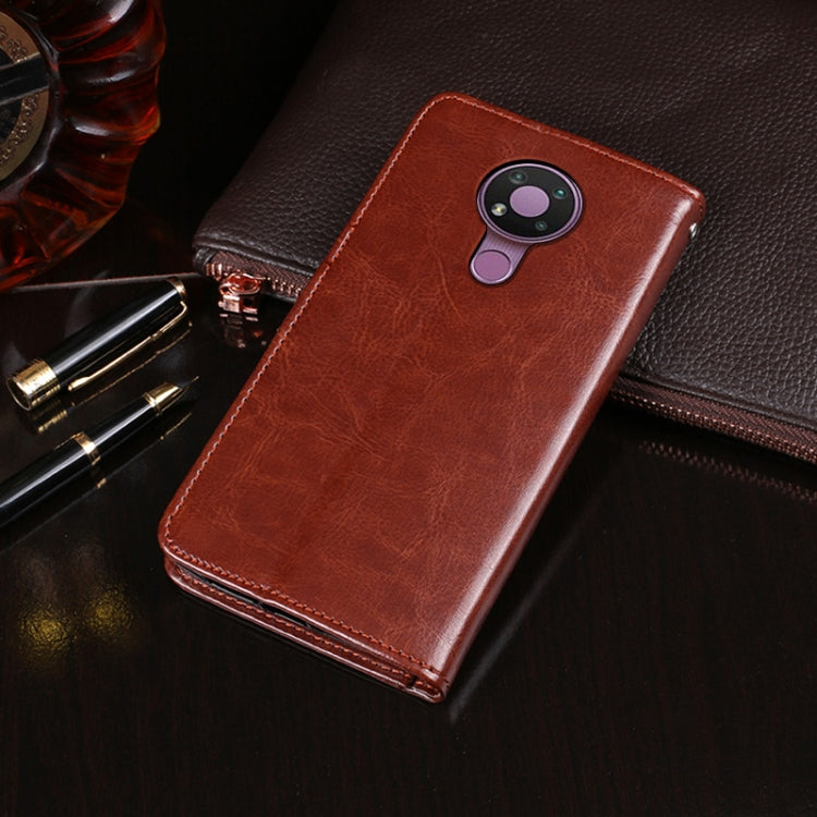 Custodia in pelle con supporto e slot per carte per Nokia 3.4, Nokia C3 e