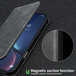 Custodia in pelle vegana con RFID per Samsung Galaxy A72 4G/5G