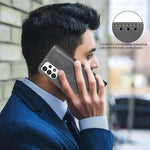 Custodia in pelle vegana con RFID per Samsung Galaxy A72 4G/5G