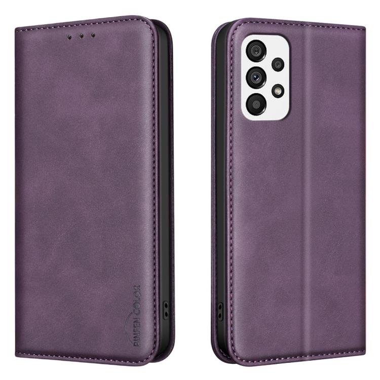 Custodia in pelle vegana con RFID per Samsung Galaxy A72 4G/5G