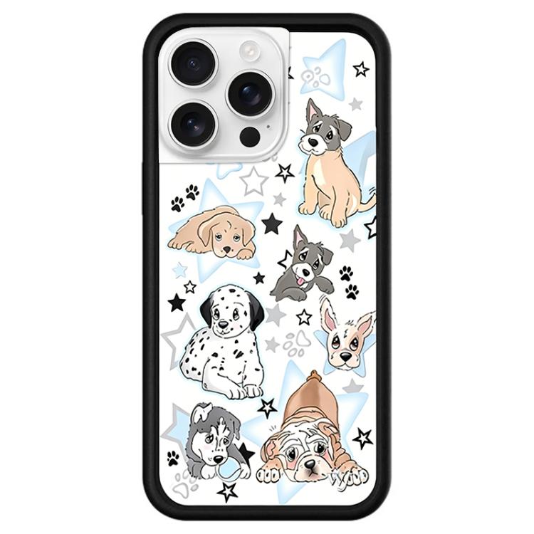Custodia TPU con motivo WildFlow per iPhone 16 Pro Max