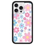 Custodia TPU con motivo WildFlow per iPhone 16 Pro Max