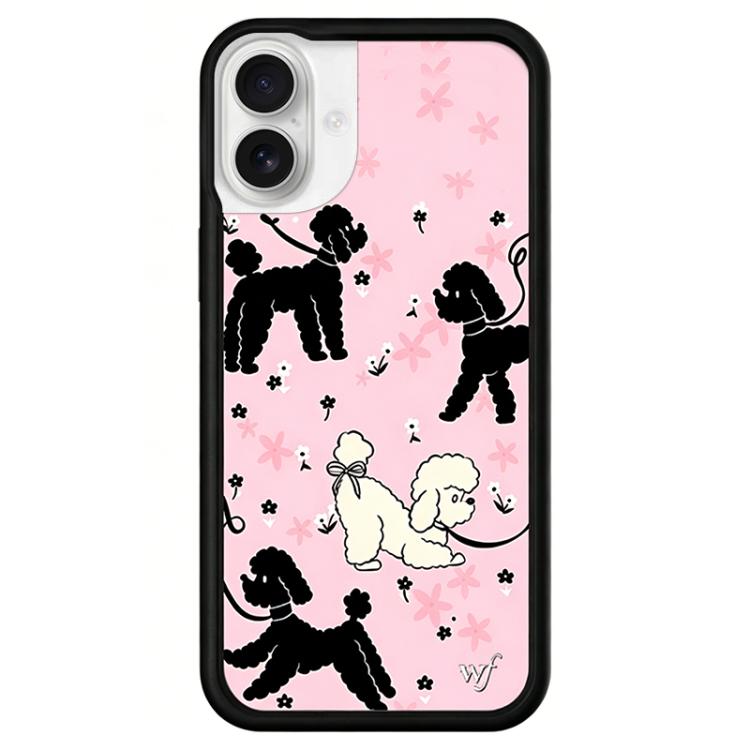 Custodia TPU con motivo WildFlow per iPhone 16