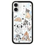 Custodia TPU con motivo WildFlow per iPhone 16