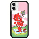 Custodia TPU con motivo WildFlow per iPhone 16