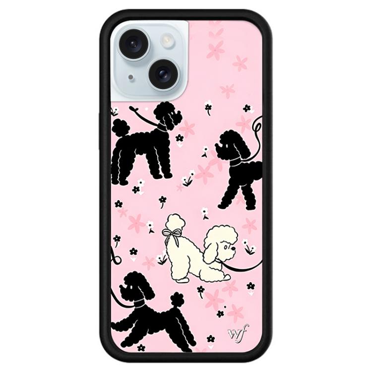 Custodia TPU con motivo WildFlow per iPhone 15 Plus