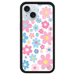 Custodia TPU con motivo WildFlow per iPhone 15 Plus