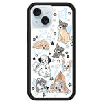 Custodia TPU con motivo WildFlow per iPhone 15 Plus
