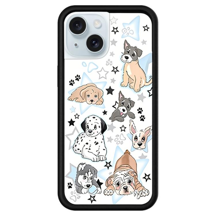 Custodia TPU con motivo WildFlow per iPhone 15 Plus