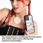 Custodia TPU con motivo WildFlow per iPhone 15 Plus