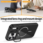 Custodia con vetro e supporto magnetico per iPhone 13