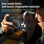 Custodia con vetro e supporto magnetico per iPhone 13