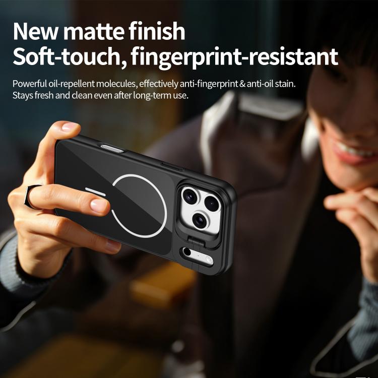 Custodia con vetro e supporto magnetico per iPhone 13
