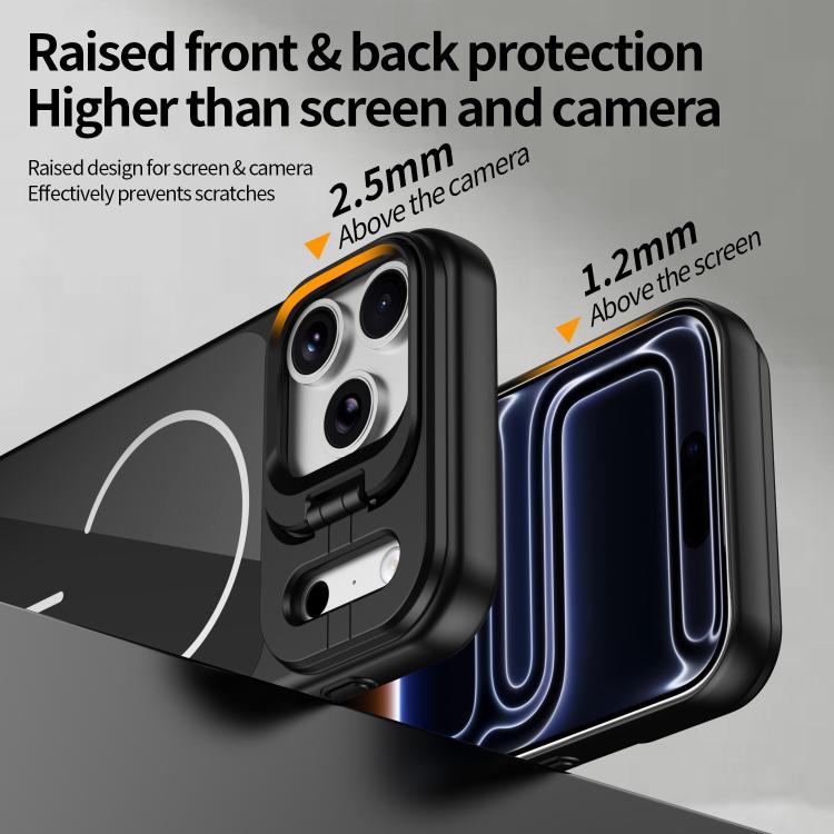 Custodia con vetro e supporto magnetico per iPhone 13