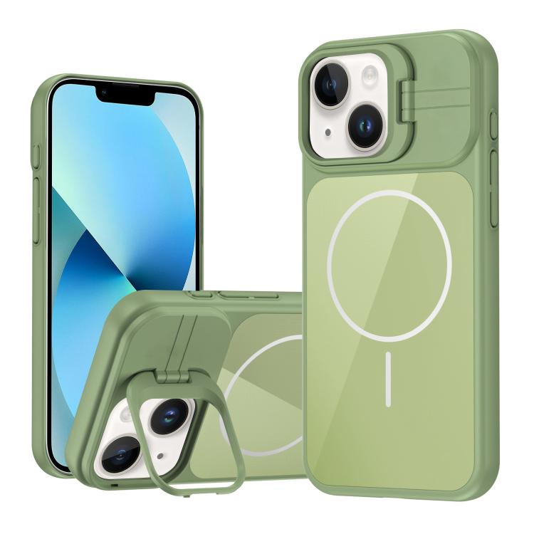 Custodia con vetro e supporto magnetico per iPhone 13