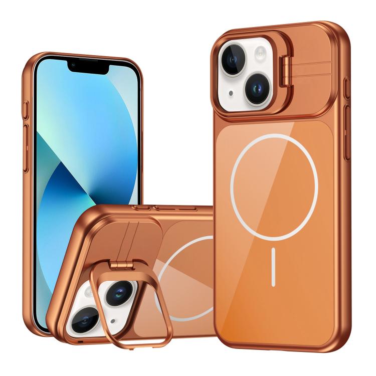 Custodia con vetro e supporto magnetico per iPhone 13