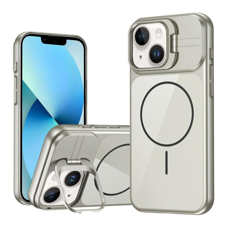 Custodia con vetro e supporto magnetico per iPhone 13