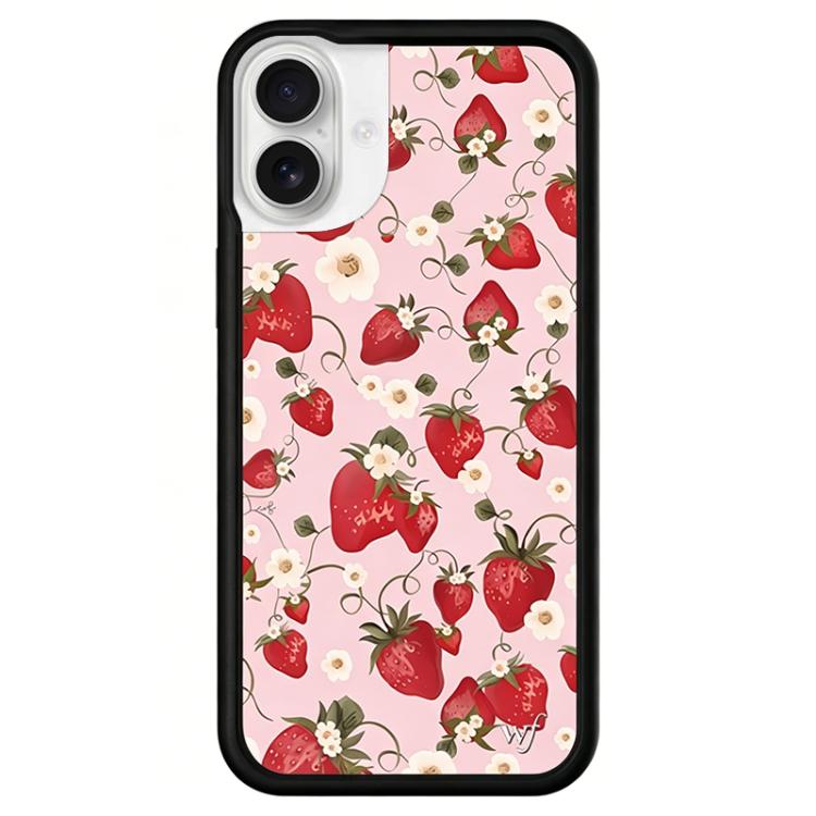 Custodia TPU con motivo WildFlow per iPhone 16