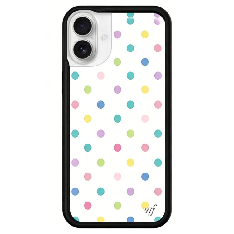 Custodia TPU con motivo WildFlow per iPhone 16