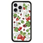 Custodia TPU con motivo WildFlow per iPhone 16
