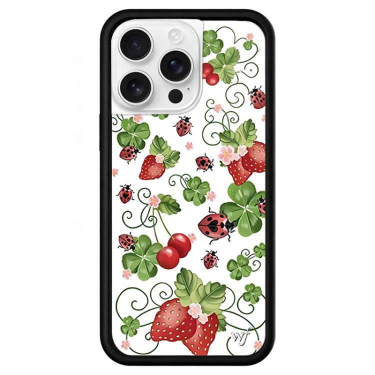 Custodia TPU con motivo WildFlow per iPhone 16