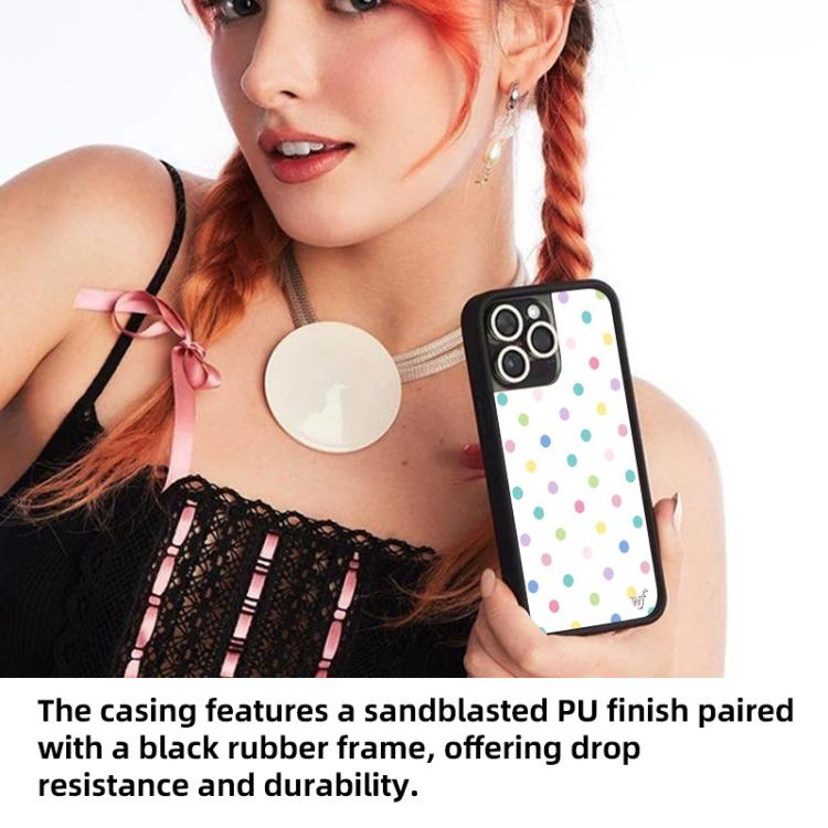 Custodia TPU con motivo WildFlow per iPhone 17 Pro Max
