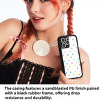 Custodia TPU con motivo WildFlow per iPhone 16