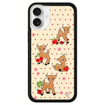 Custodia TPU con motivo floreale per iPhone 16