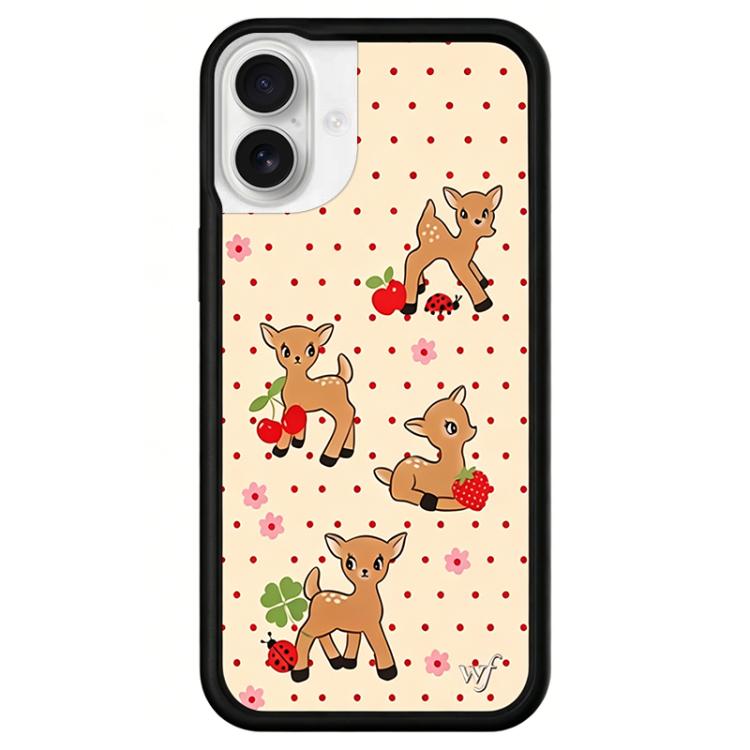 Custodia TPU con motivo floreale per iPhone 16