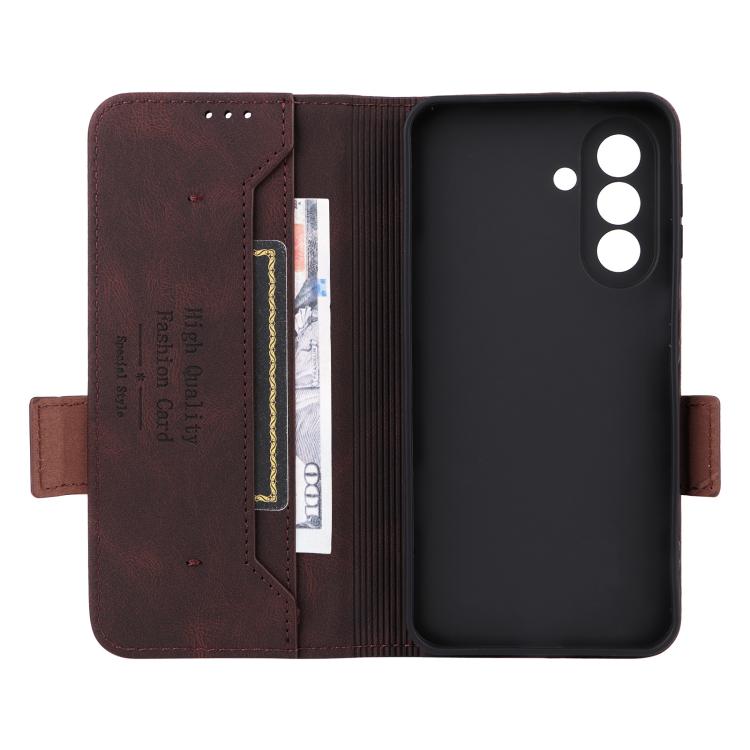 Custodia in pelle con chiusura magnetica per Galaxy A57, A37 e A27 5G