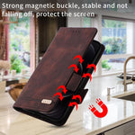 Custodia in pelle con chiusura magnetica per Galaxy A57, A37 e A27 5G