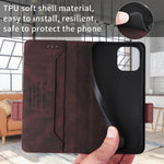 Custodia in pelle con chiusura magnetica per Galaxy A57, A37 e A27 5G