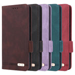 Custodia in pelle con chiusura magnetica per Galaxy A57, A37 e A27 5G