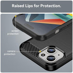 Custodia TPU antiurto con pellicola per iPhone 13