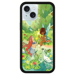 Custodia TPU con motivo WildFlow per iPhone 15 Plus
