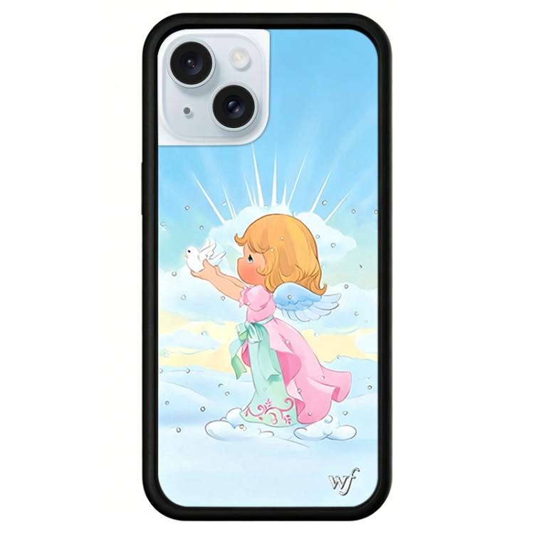 Custodia TPU con motivo WildFlow per iPhone 15 Plus