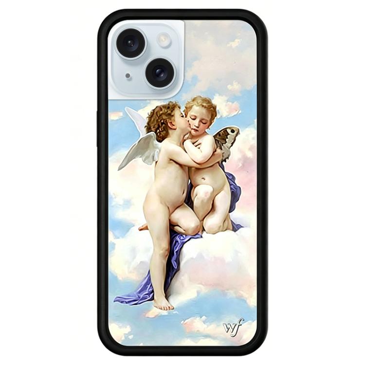 Custodia TPU con motivo WildFlow per iPhone 15 Plus
