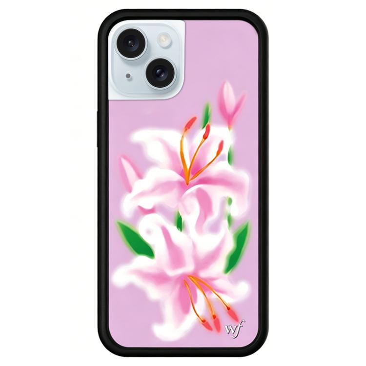 Custodia TPU con motivo WildFlow per iPhone 15 Plus